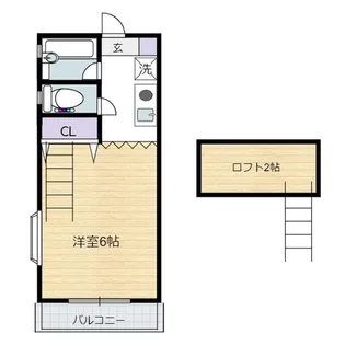 A-STEP祇園【207号室】の間取り