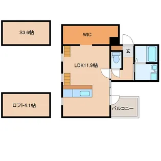 アルテマイスターグエル【2階】の間取り