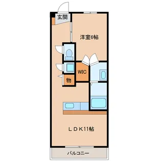 EXESS-City【4階】の間取り