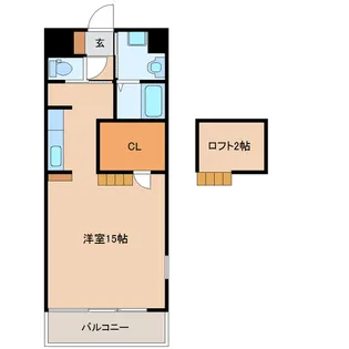 アムール大工町【5階】の間取り