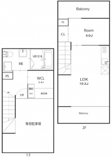 AKHA2【1階】の間取り