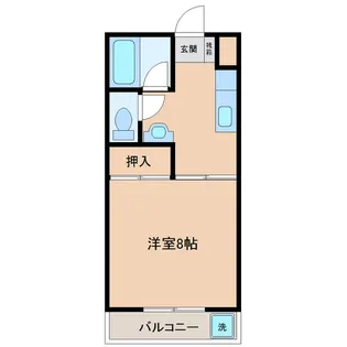 パールハイツ【103号室】の間取り