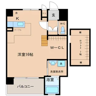 アルテイーストタワー【4階】の間取り