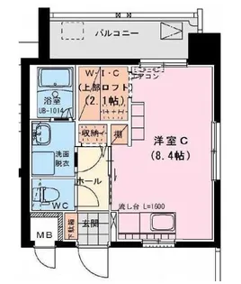 Bon hill 駅前【7階】の間取り