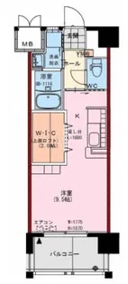 プレベントN【8階】の間取り