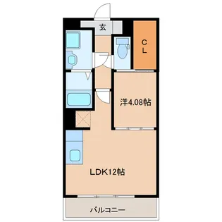 パルイースト【2階】の間取り
