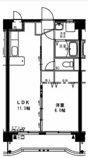 コンフォール大橋【402号室】の間取り