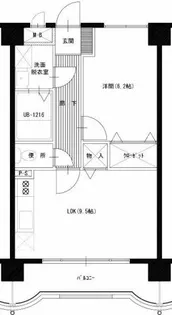 松橋マンション【2階】の間取り