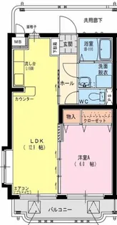 クローバー【4階】の間取り
