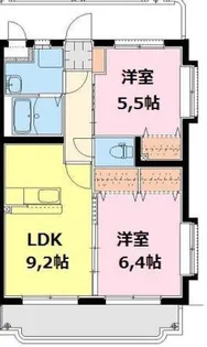 ファミリアOdo【2階】の間取り