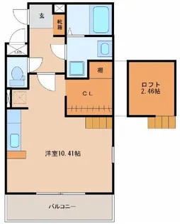 スペランツァ・ベル【3階】の間取り