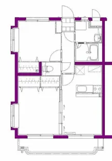 S・ASAGIRI【4階】の間取り