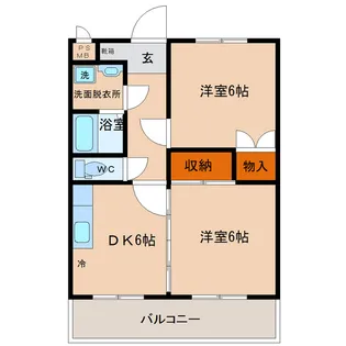 フレール大塚【4階】の間取り