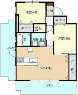 J.feel 高千穂通【5階】の間取り
