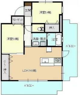 J.feel高千穂通【4階】の間取り