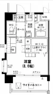 Caron旭通り【5階】の間取り
