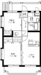 アンシャンテⅡ【3階】の間取り