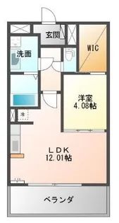 アムールソレオ【303号室】の間取り