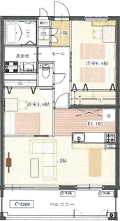 アルテマイスターイオ【402号室】の間取り