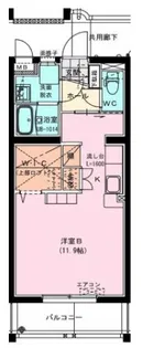 ヴィオッティ【1階】の間取り