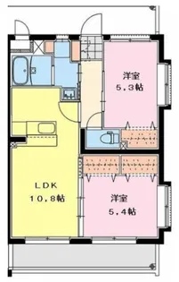 ヒカオプリンセスマンション【4階】の間取り