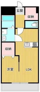 Ko Olina Yanagimaru (コオリナヤナギマル【602号室】の間取り