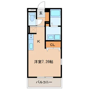 NORTH FIELD(ノースフィールド)【2階】の間取り