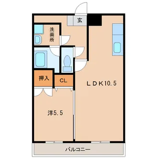 センチュリーコート6番館【4階】の間取り