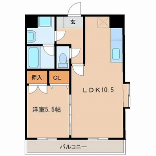 センチュリーコート6番館【306号室】の間取り