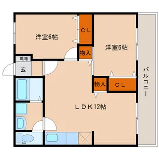 ストークマンション【2階】の間取り