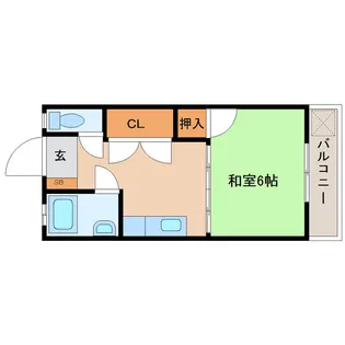 サザンウイング2番館【302号室】の間取り