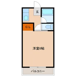 1Kの間取り画像