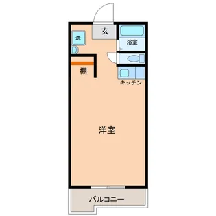 サンケイマンション第9ビル【5階】の間取り