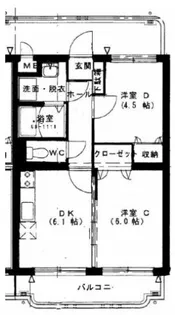 グリーンハート・ヒロ【302号室】の間取り