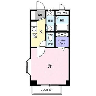 クレールK【2階】の間取り