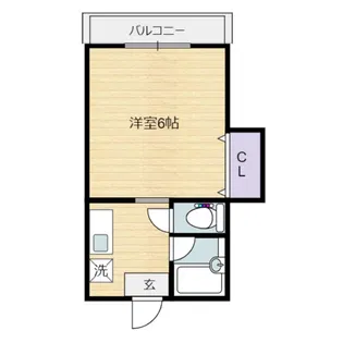 センチュリープラーザ【203号室】の間取り