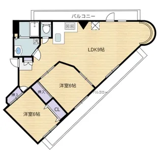 西池セントラルハイツ【403号室】の間取り