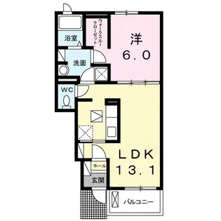 ラ カーサ【1階】の間取り