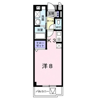 シールド青葉【1階】の間取り