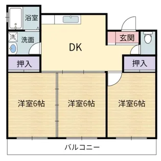 ロザート神宮西【402号室】の間取り