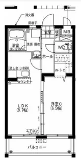 なのはなハイツⅤ【2階】の間取り