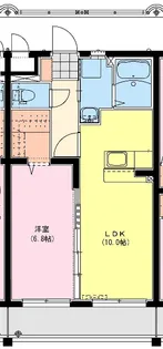 ローズマリーB【2階】の間取り