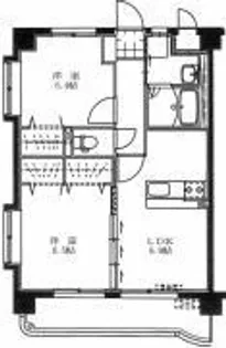 アンソレイエB【2階】の間取り