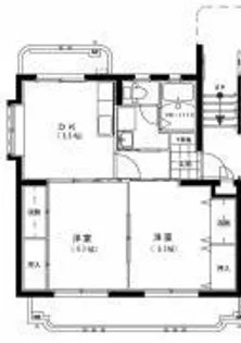 ハーベスト1号館【2階】の間取り