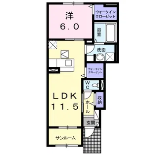 プランドールM Ⅷ【1階】の間取り