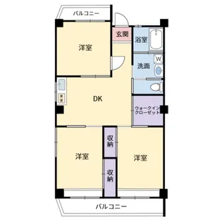 矢野ビル【402号室】の間取り