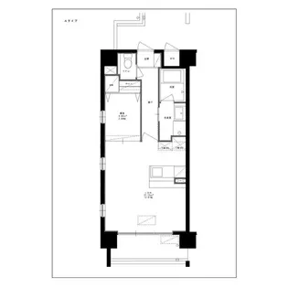 宮崎ミッドタウンサウスタワー【8階】の間取り
