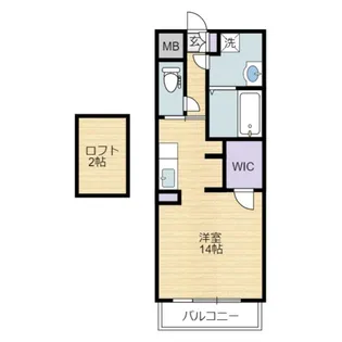 アンパサージュ【6階】の間取り