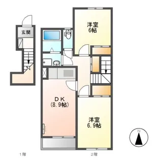 CASAⅠ【2階】の間取り