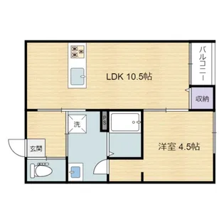 Nana A棟【1階】の間取り